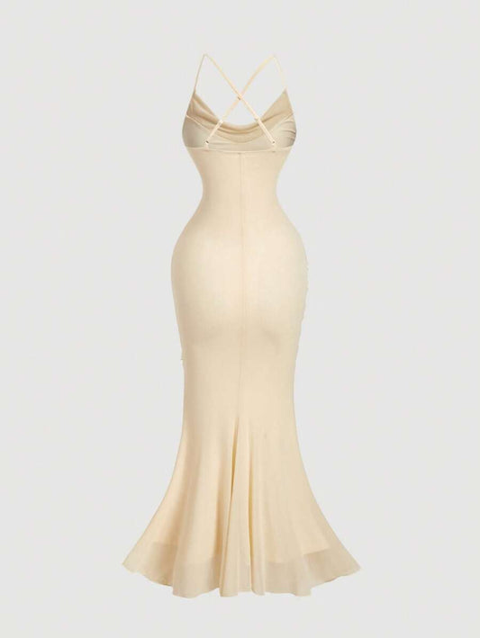 SHEIN MOD – Robe longue estivale en tissu léger avec coupe fluide