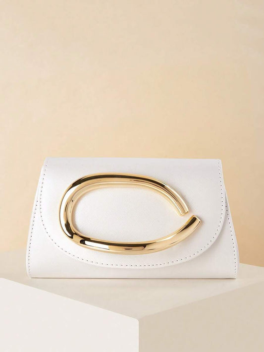 Sac de soirée en velours – Bandoulière chaîne amovible pour événements festifs