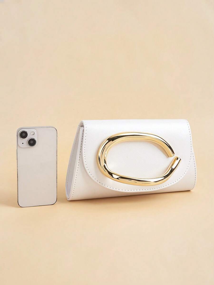 Sac de soirée en velours – Bandoulière chaîne amovible pour événements festifs