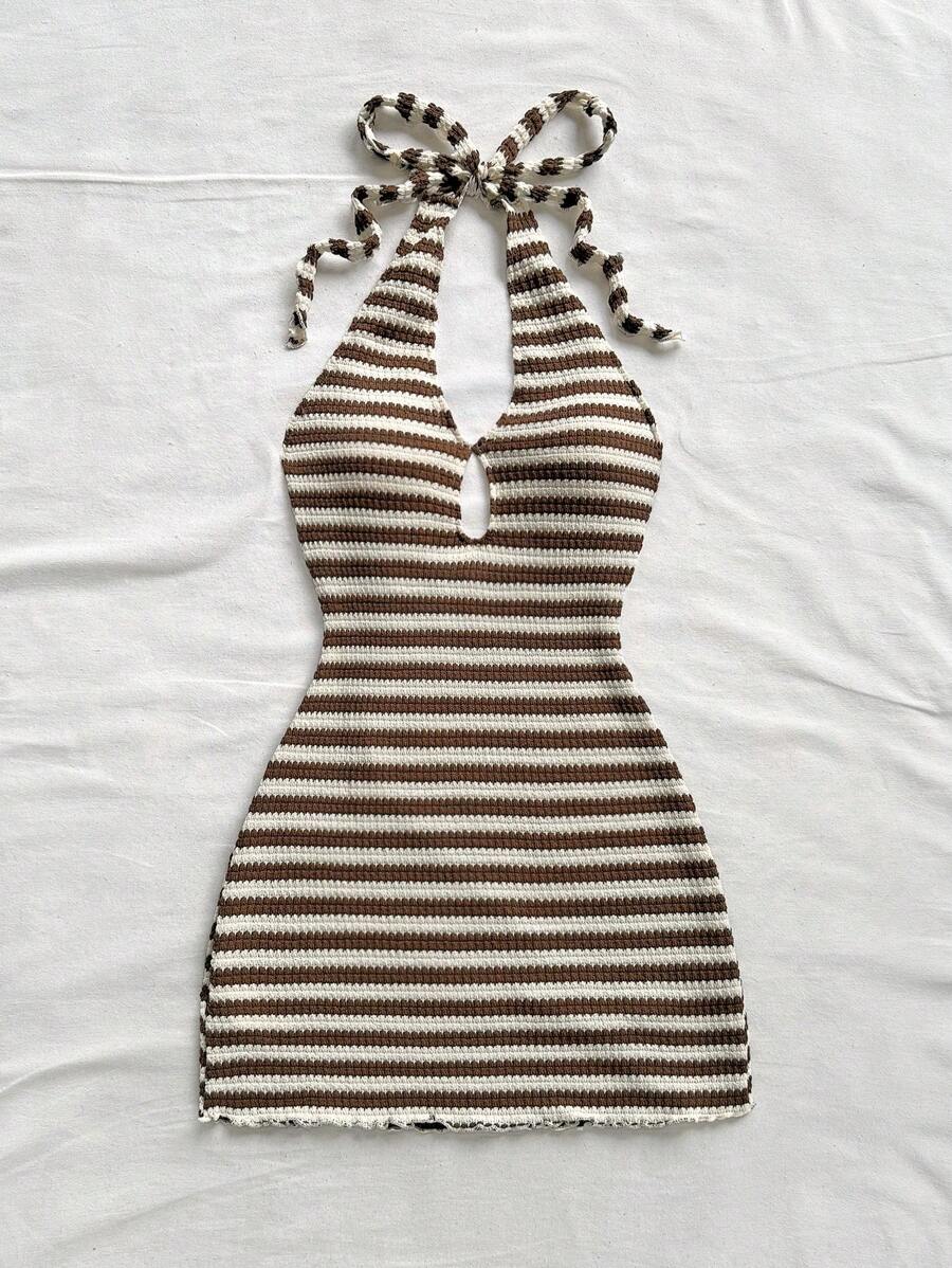 Soleia – Robe mini sans bretelles à épaules dénudées et dos nu