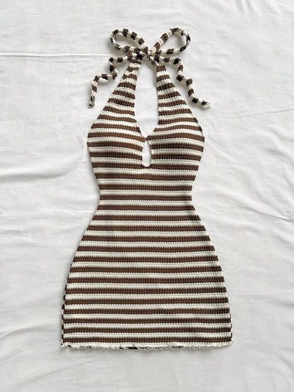 Soleia – Robe mini sans bretelles à épaules dénudées et dos nu