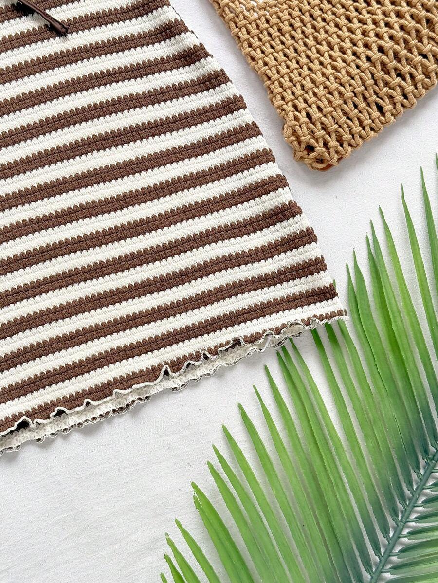 Soleia – Robe mini sans bretelles à épaules dénudées et dos nu