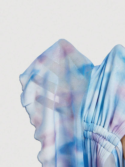 SHEIN MOD – Débardeur sans manches tie-dye en coton pour vacances