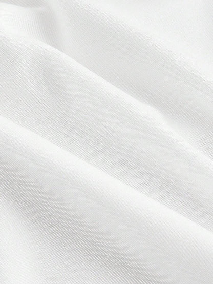 SHEIN MOD – Débardeur dos nu avec décoration métallique et style tropical