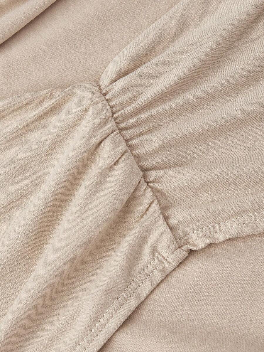 SHEIN MOD – Top décontracté à encolure bénitier et épaules dénudées pour l'été