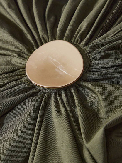 Opulessa – Robe dos nu en tricot à coupe ajustée et bretelles fines