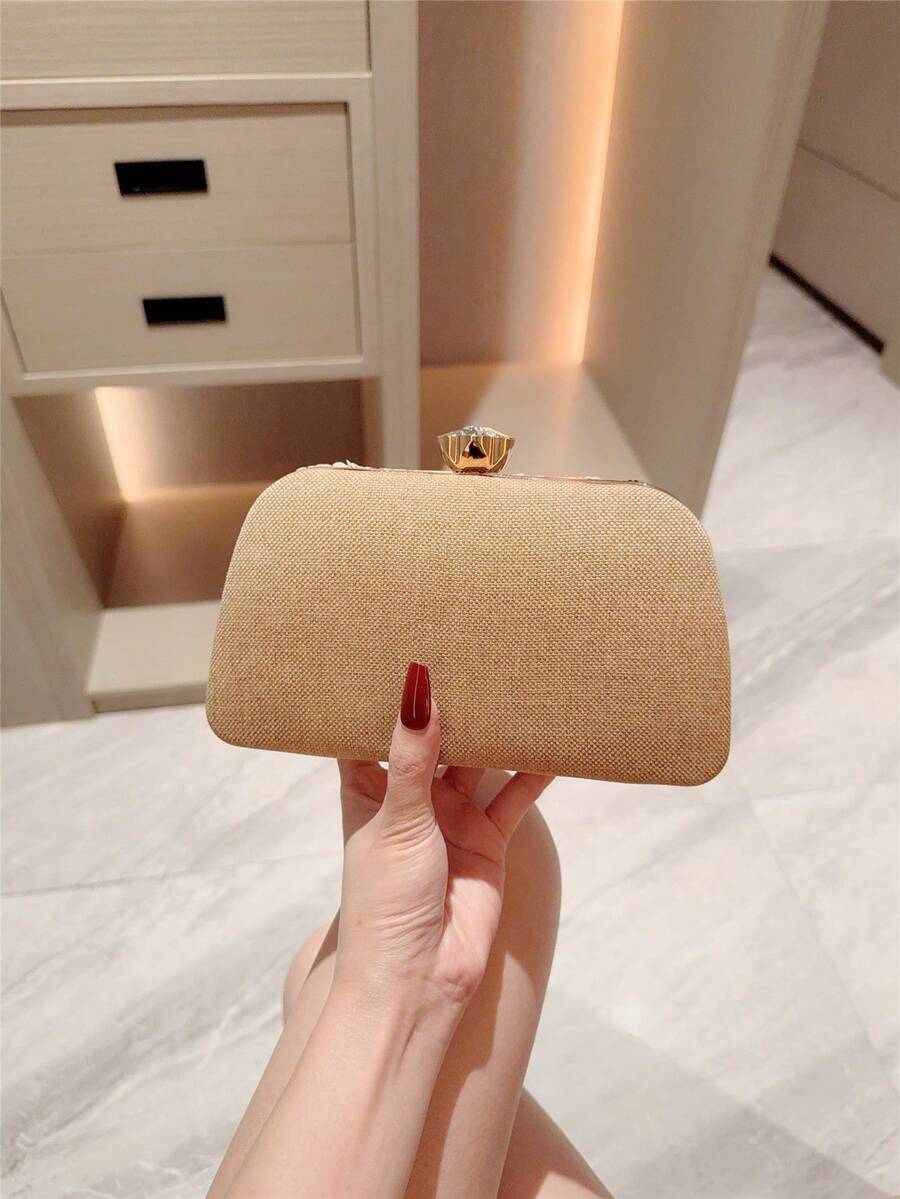 SHEIN - sac à main vintage à design floral brodé avec sequins et chaîne pour soirées