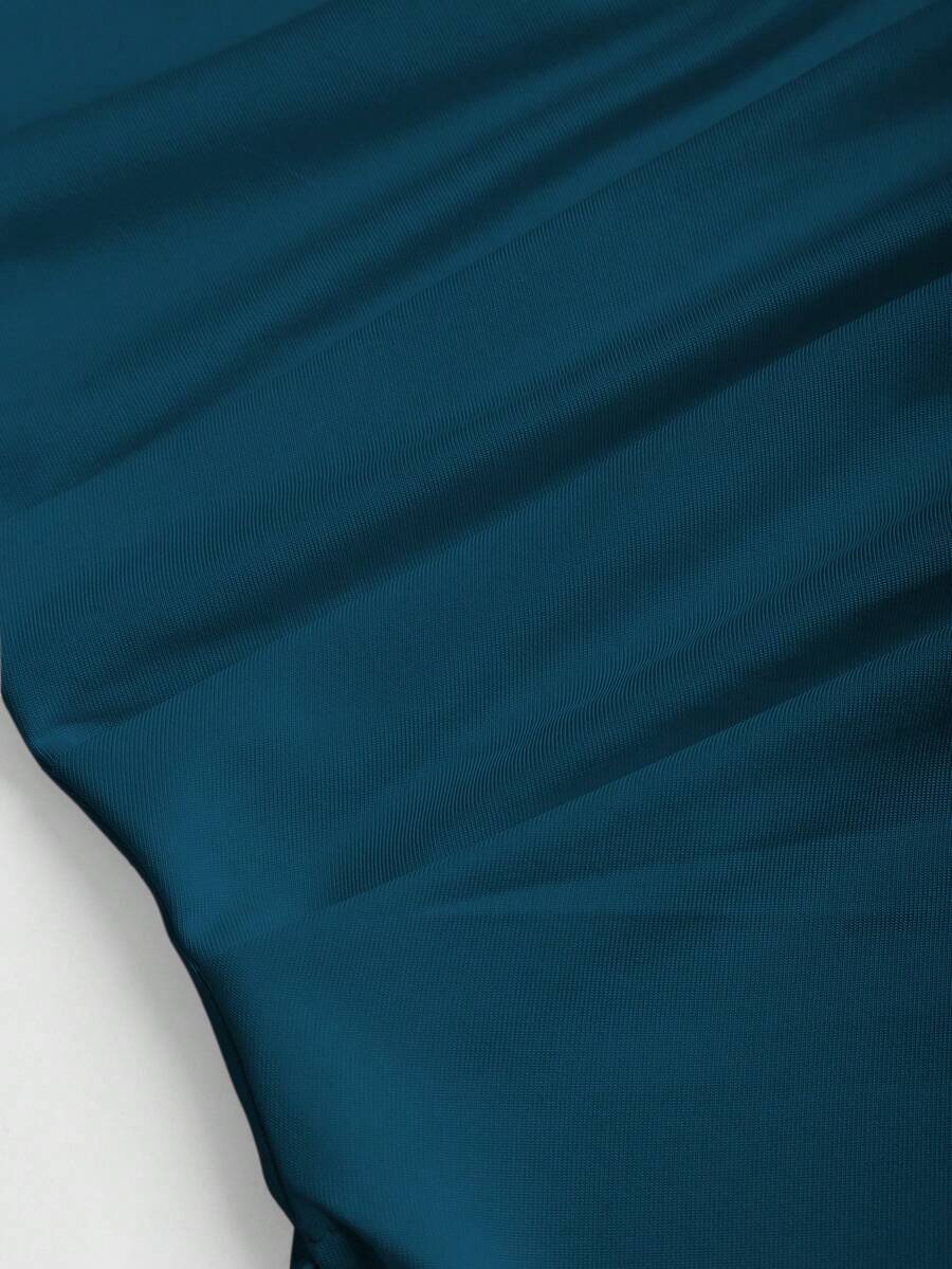 Sweetra – Lot de 3 t-shirts asymétrique en coton avec coupe décontractée et design moderne