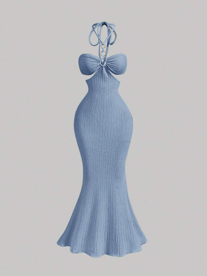 SHEIN MOD – Robe cache-maillot à col ras-du-cou et coupe fluide