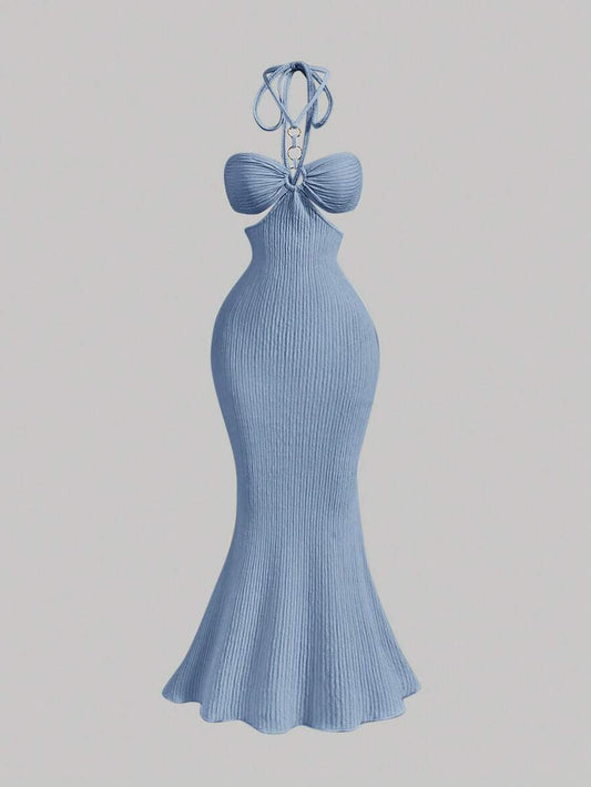 SHEIN MOD – Robe cache-maillot à col ras-du-cou et coupe fluide