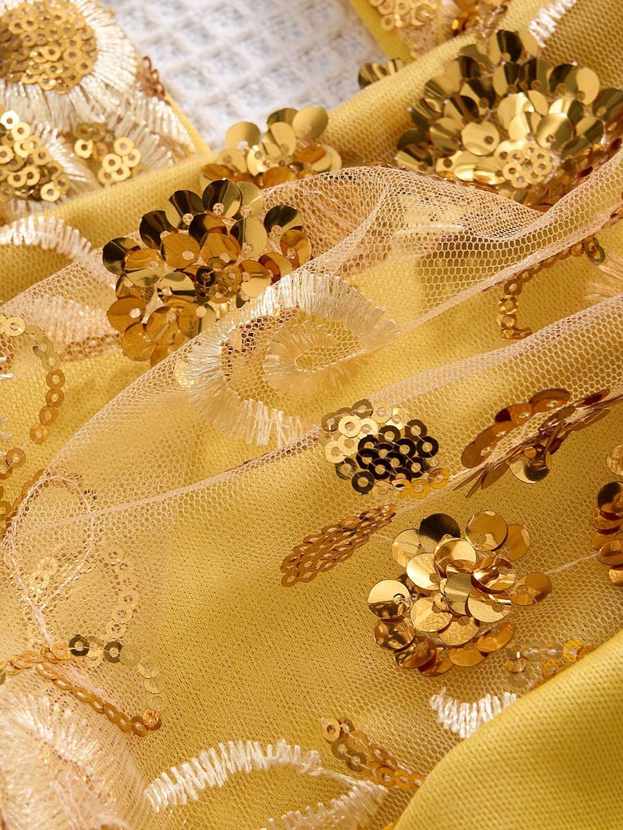 Sweetra – Débardeur col en V sans dos à design perlé et coupe ajustée