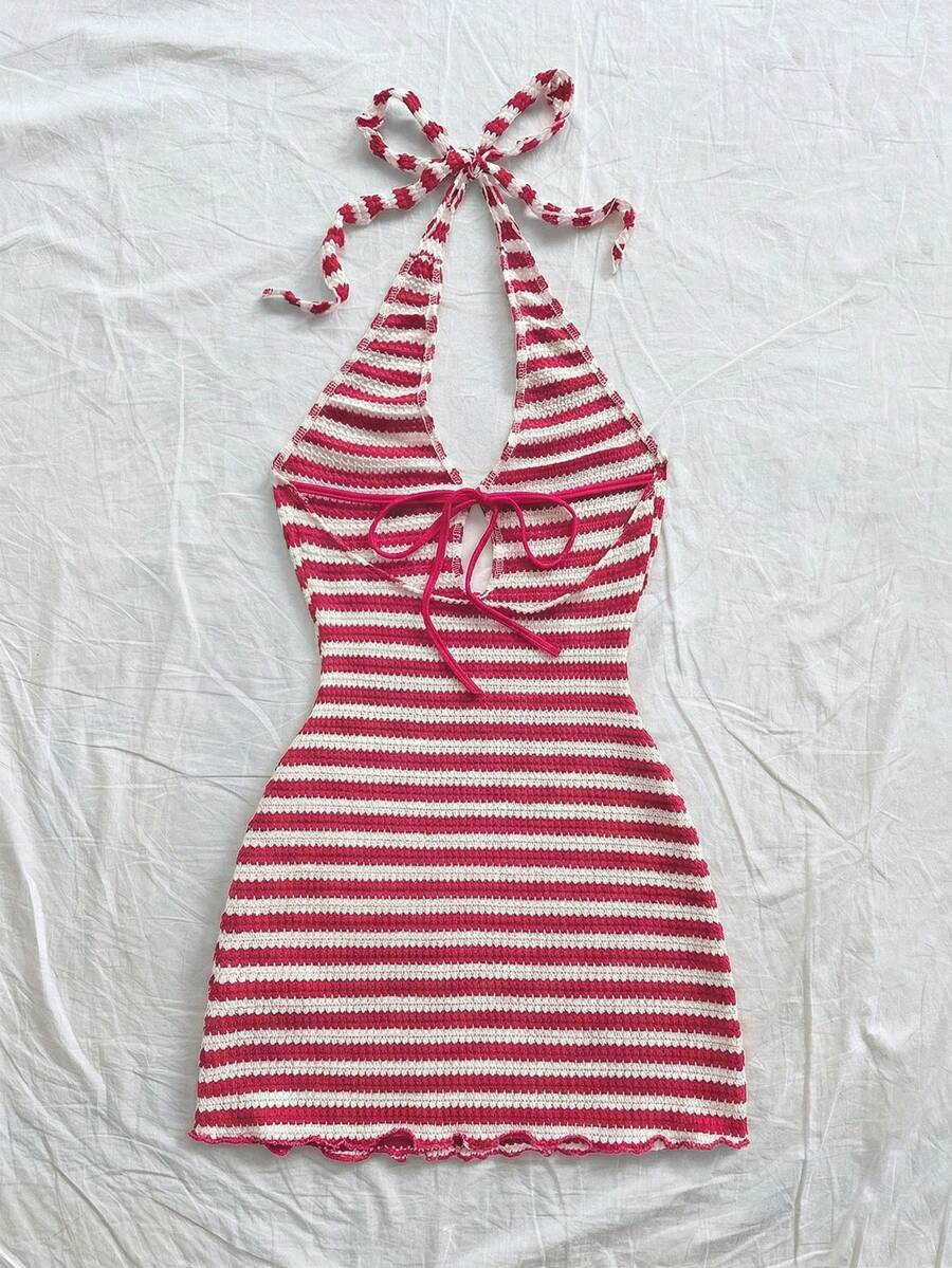 Soleia – Robe mini sans bretelles à épaules dénudées et dos nu