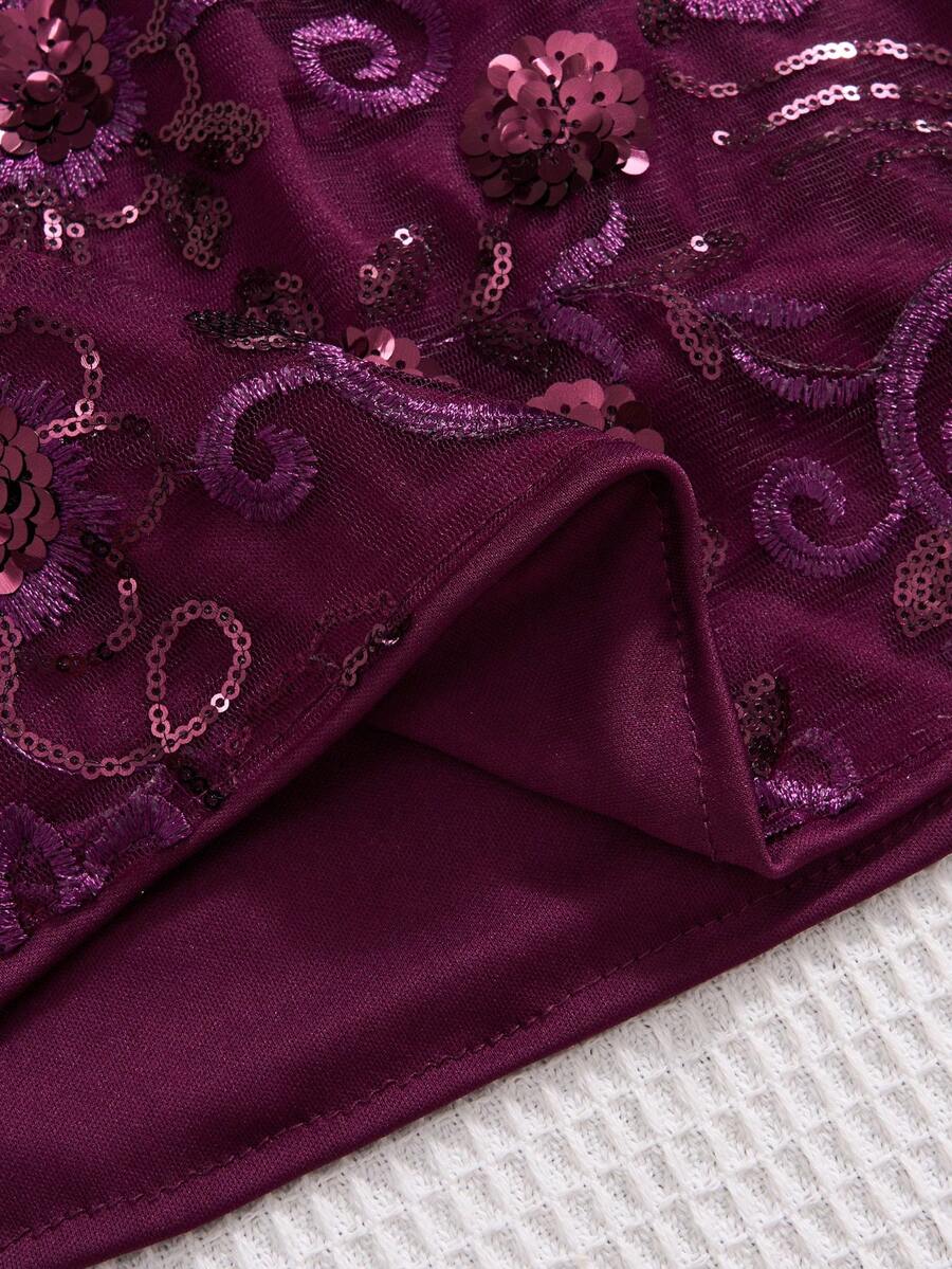 SHEIN Unity – Débardeur paillettes à coupe ajustée et col rond