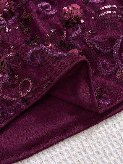SHEIN Unity – Débardeur paillettes à coupe ajustée et col rond