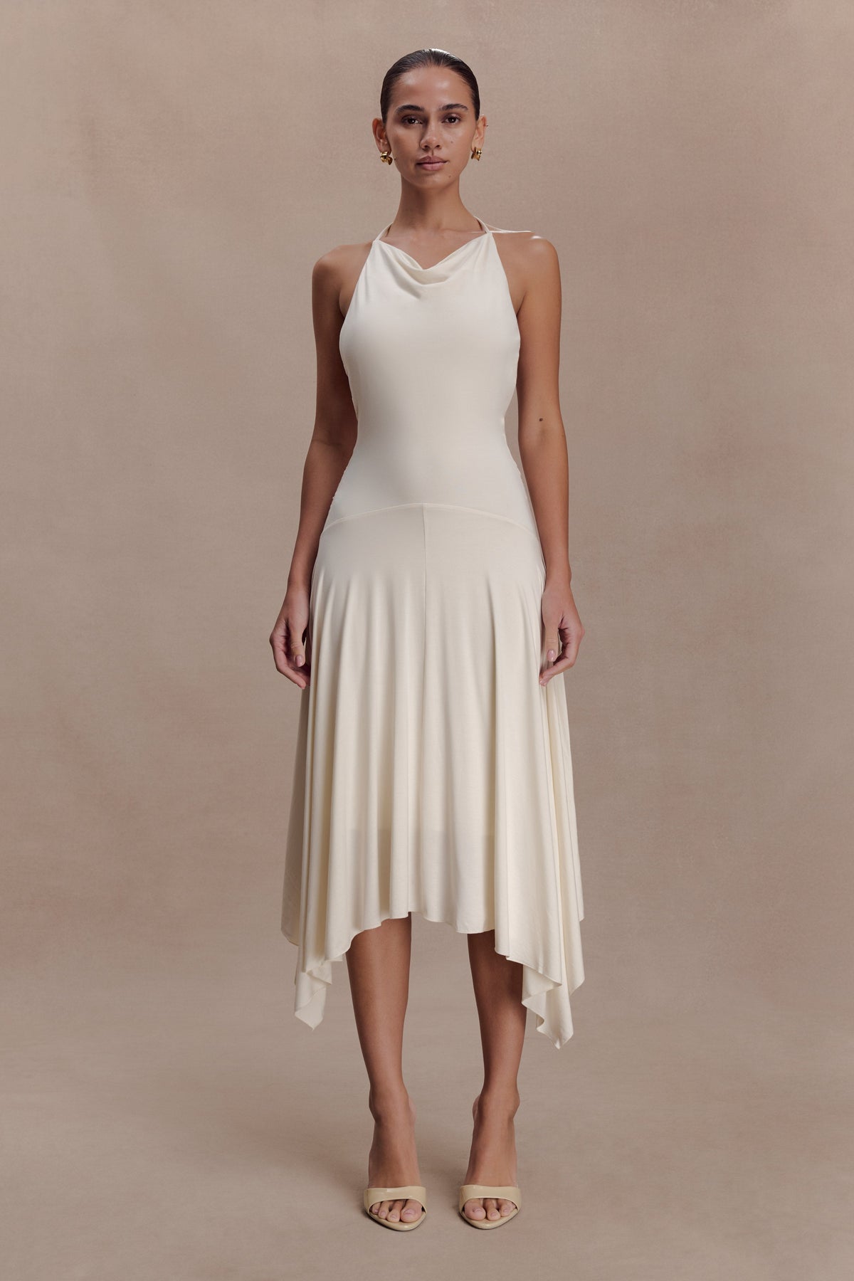 Sixtylia - Sylvie Modal Hankie Midi Dress