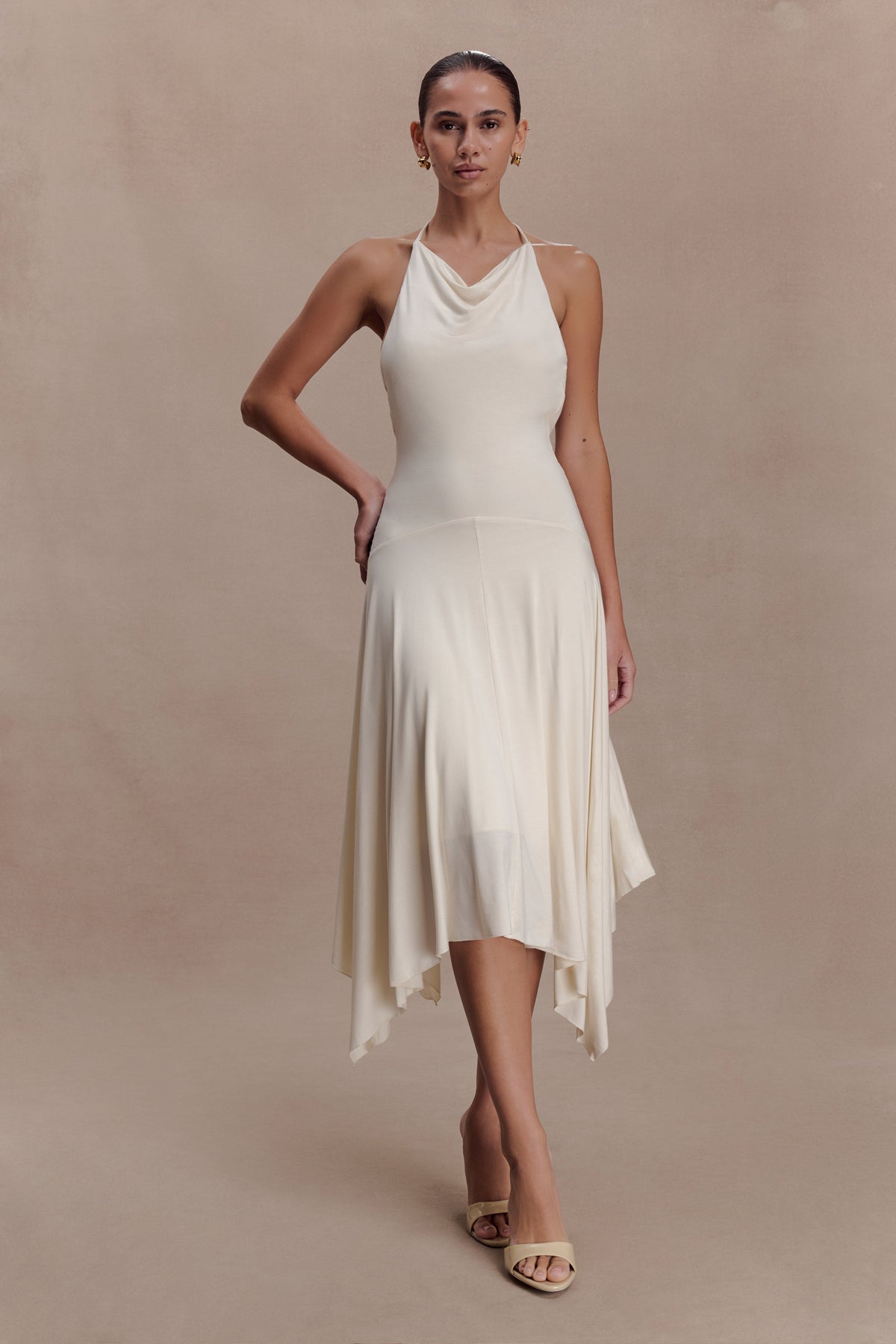 Sixtylia - Sylvie Modal Hankie Midi Dress