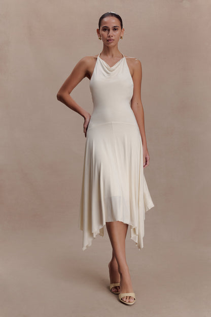 Sixtylia - Sylvie Modal Hankie Midi Dress