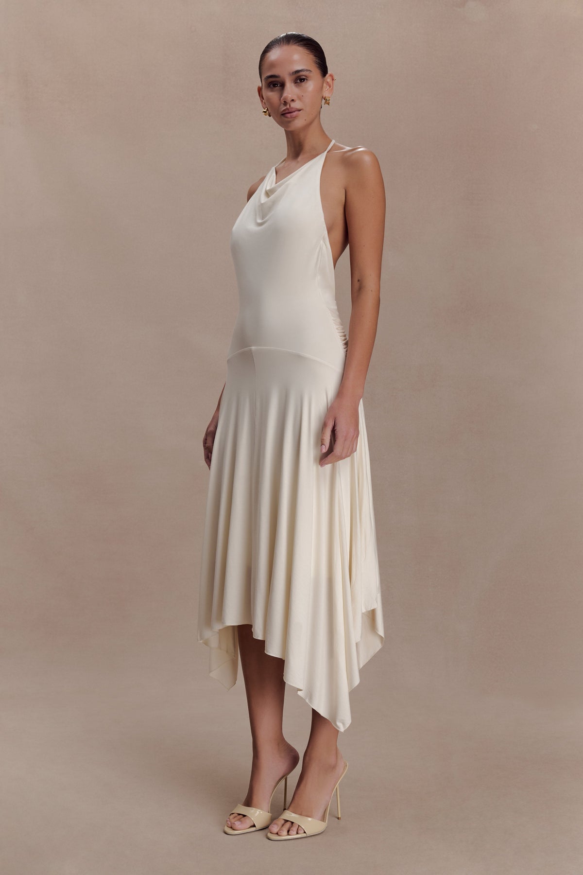Sixtylia - Sylvie Modal Hankie Midi Dress