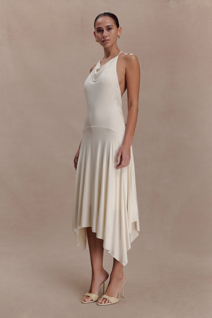 Sixtylia - Sylvie Modal Hankie Midi Dress