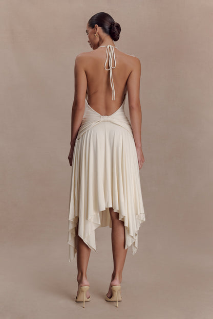 Sixtylia - Sylvie Modal Hankie Midi Dress