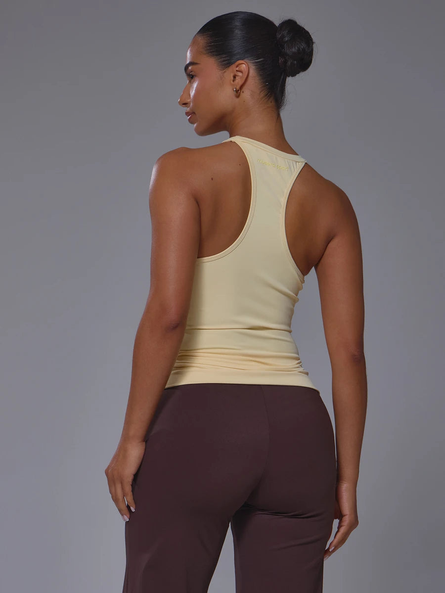 Musera – Sport Ensemble top et pantalon ajusté à encolure dégagée et dos nageur