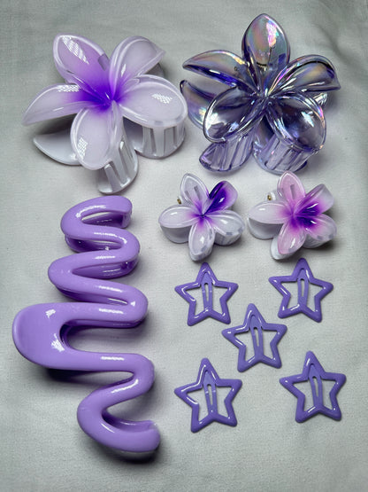 ATYWS - Plumeria épingles à cheveux en forme de fleur avec design floral et usage quotidien