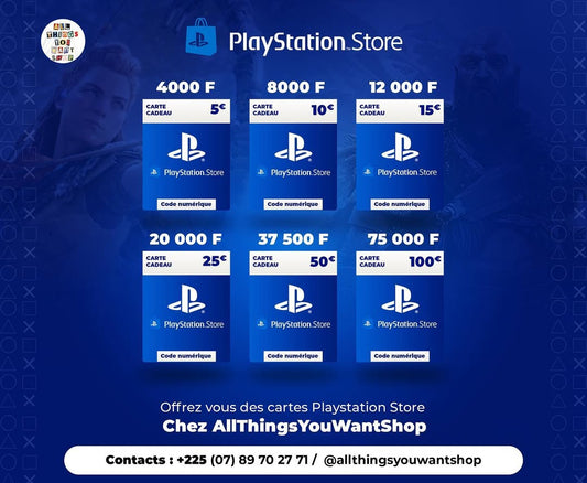 Carte-Cadeau Playstation