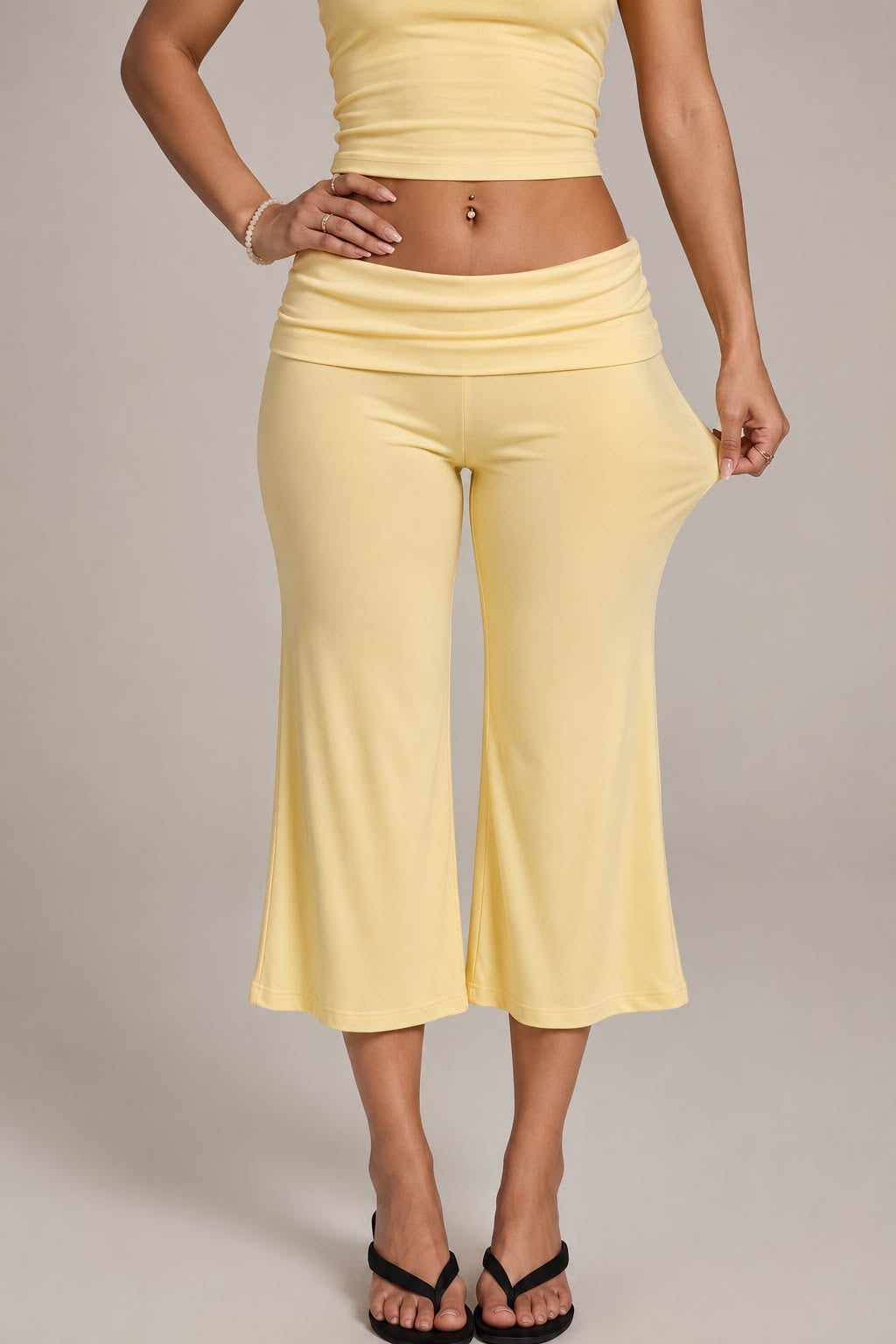 TimeOff Bachina – Ensemble top bandeau et pantalon large