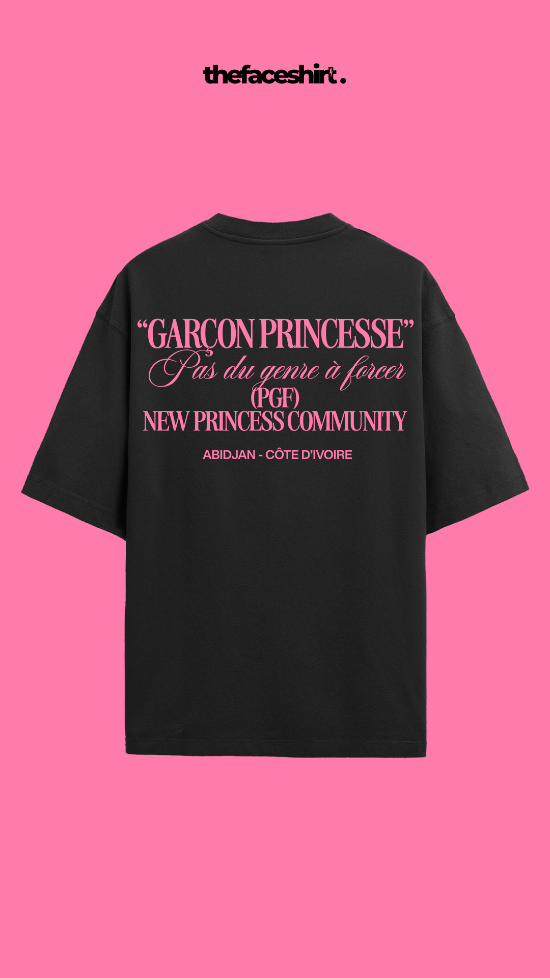 thefaceshirt - Merch Garçon Princesse