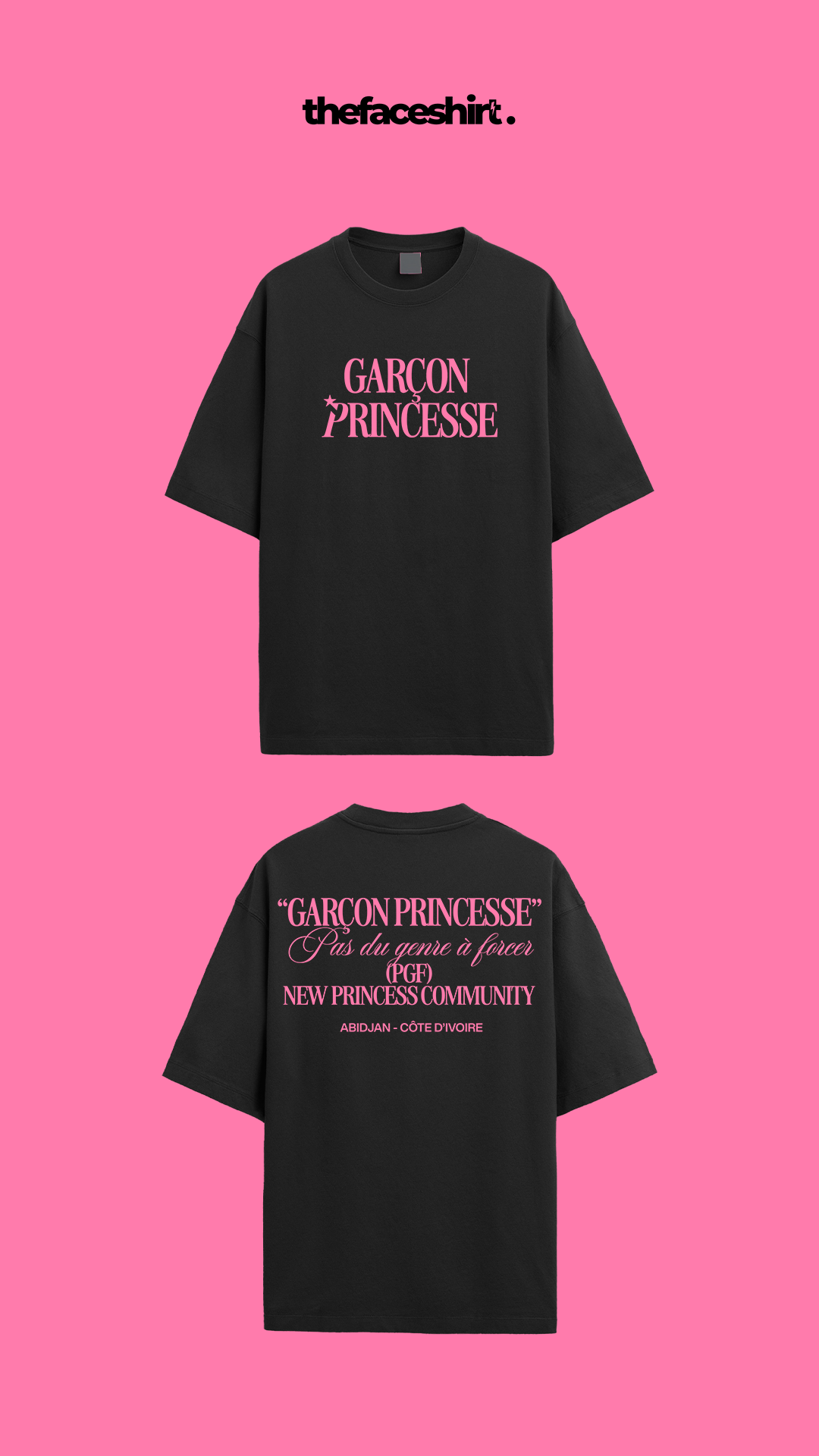 thefaceshirt - Merch Garçon Princesse