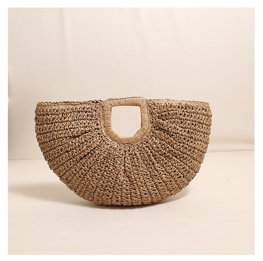 ATYWS - Sac à main en paille tressée
