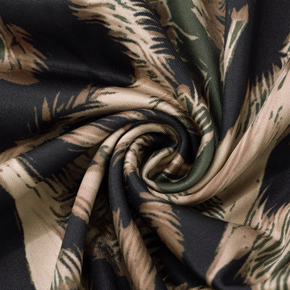 Sixtylia – Robe longue à décolleté plongeant et taille nouée (Copie)