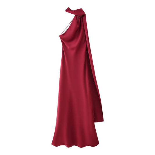 ZAA – Robe longue en satin
