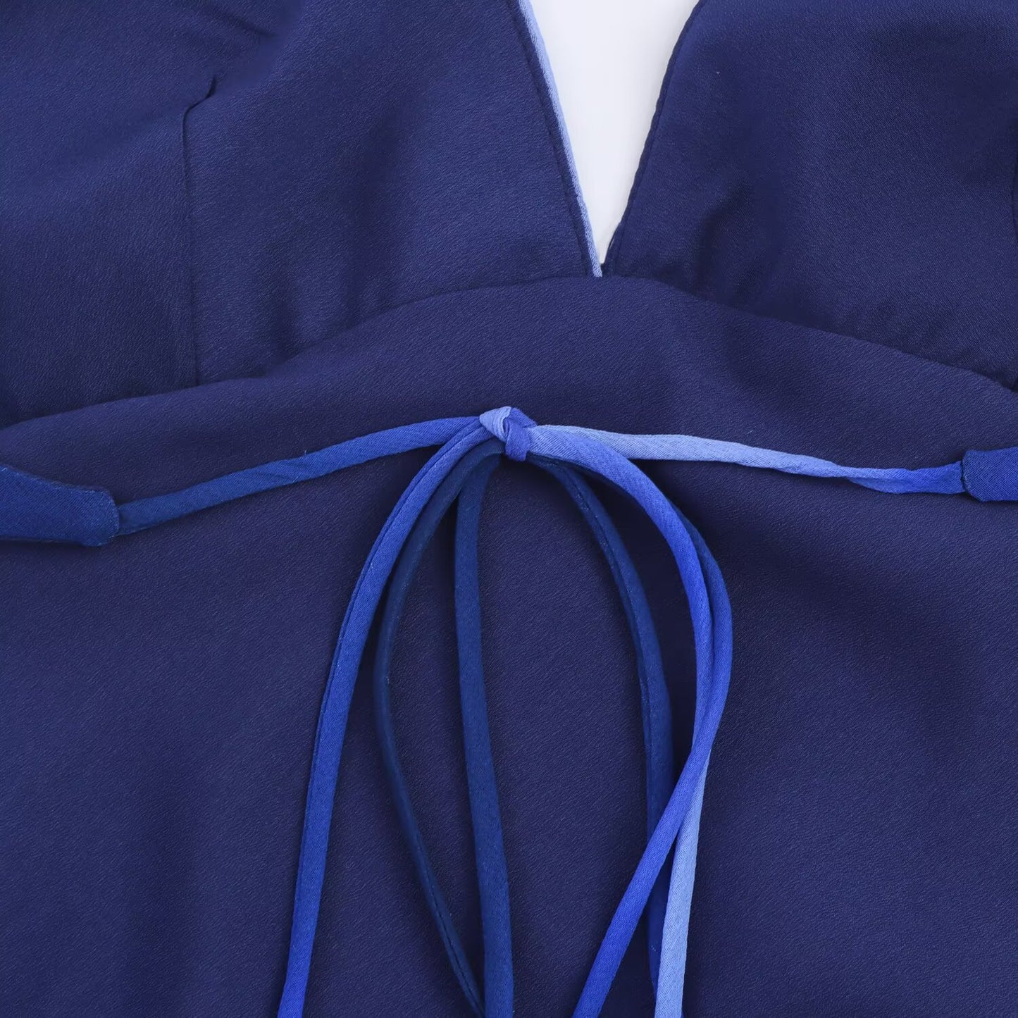 ZARA – Robe longue imprimée à col halter et coupe polyvalente