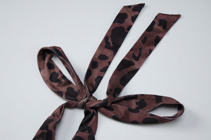 Boo – Robe Rosetta Maxi Leopard Print