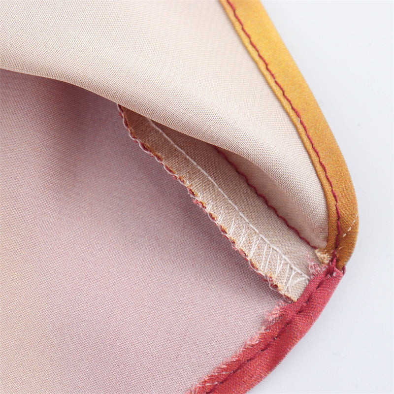 ZAA – Top en satin à imprimé floral et coupe décontractée