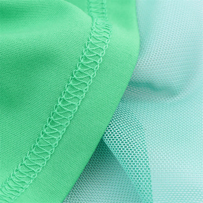 ZAA – Robe longue en tulle à imprimé minimaliste