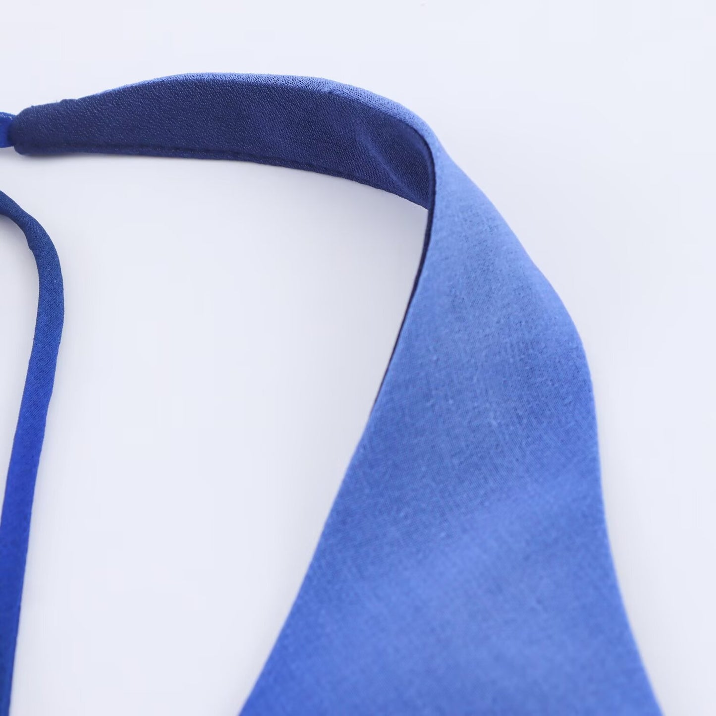 ZARA – Robe longue imprimée à col halter et coupe polyvalente