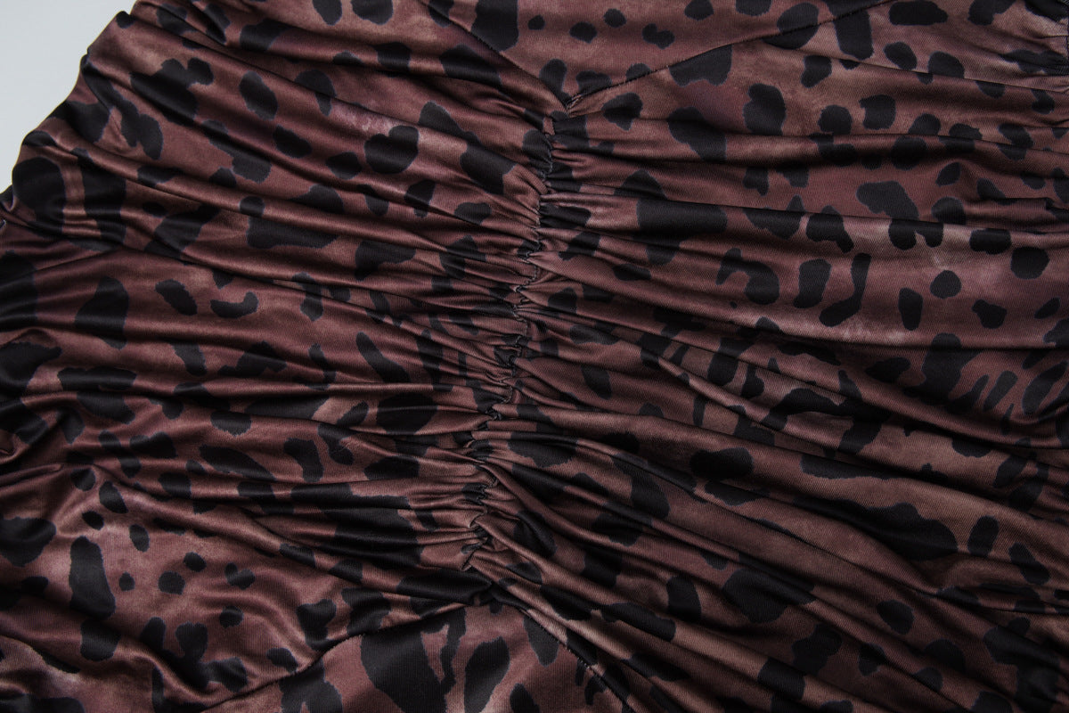 Boo – Robe Rosetta Maxi Leopard Print