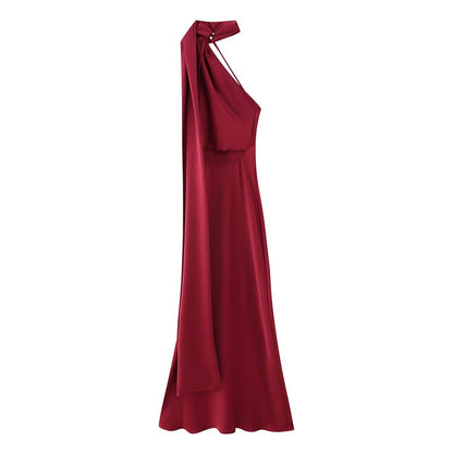 ZAA – Robe longue en satin