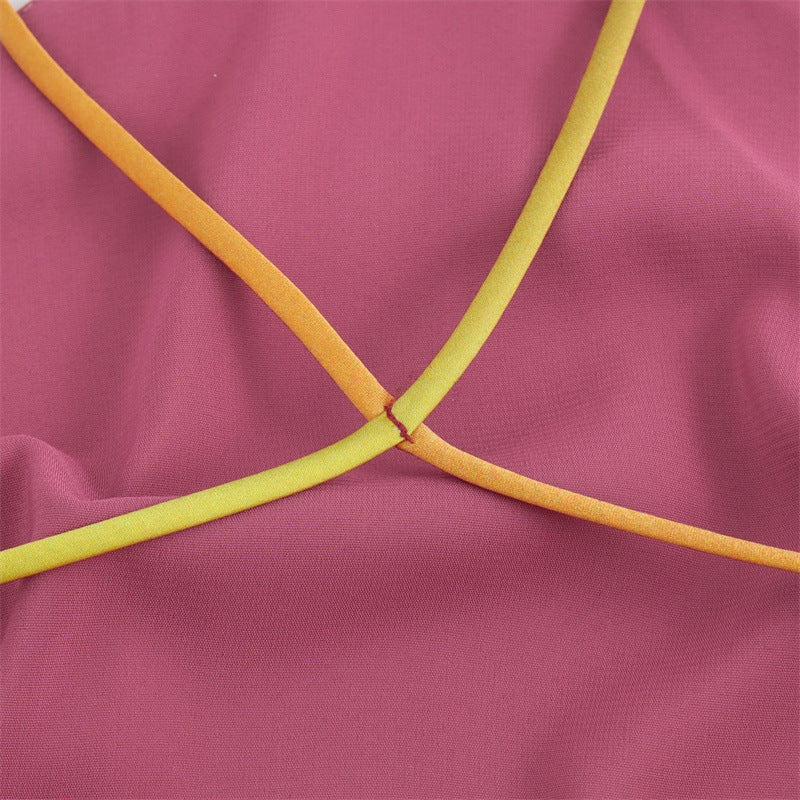 ZAA – Top en satin à imprimé floral et coupe décontractée