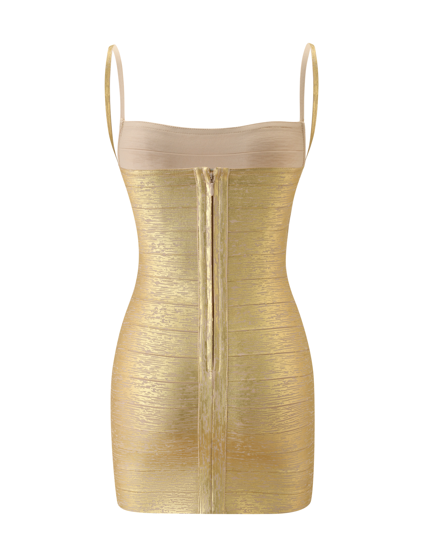 TIGER MIST - MIDORI METALLIC MINI BANDAGE DRESS