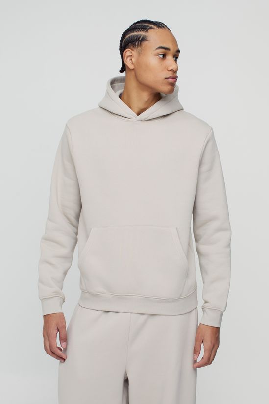 BoohooMAN – Sweat à capuche 330GSM avec coupe régulière et design basique