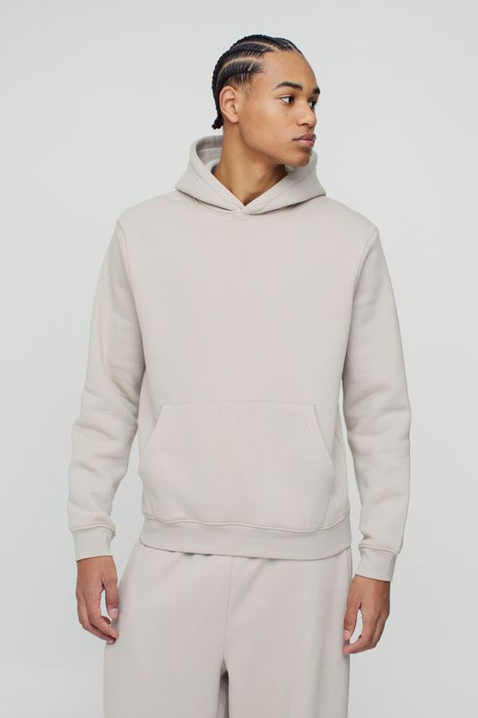 BoohooMAN – Sweat à capuche 330GSM avec coupe régulière et design basique