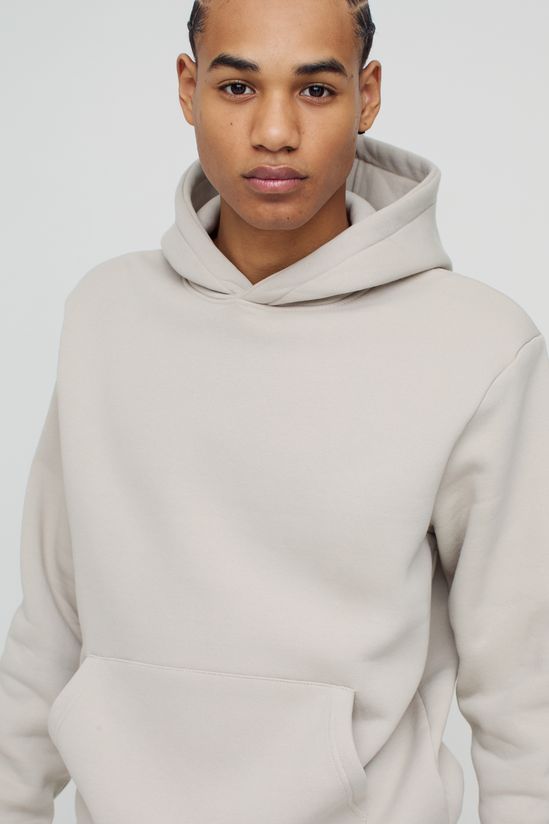 BoohooMAN – Sweat à capuche 330GSM avec coupe régulière et design basique