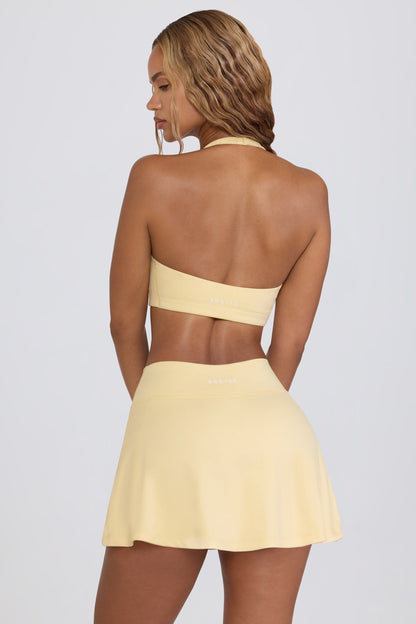 Bo+Tee - Brushed Jersey Crossover Mini Skort
