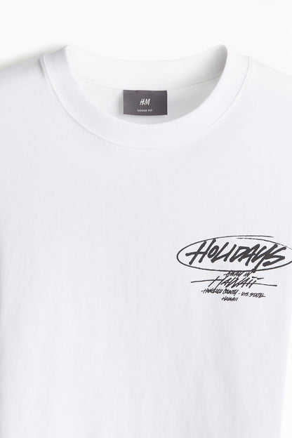 H&M - T-shirt imprimé Loose Fit