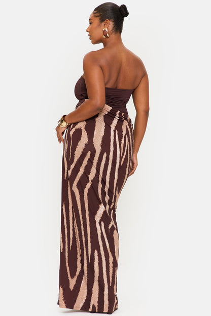 Murci - Fiorella Ruched Maxi Dress