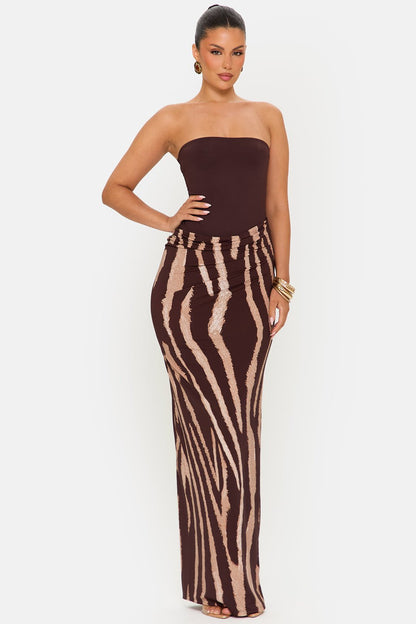 Murci - Fiorella Ruched Maxi Dress