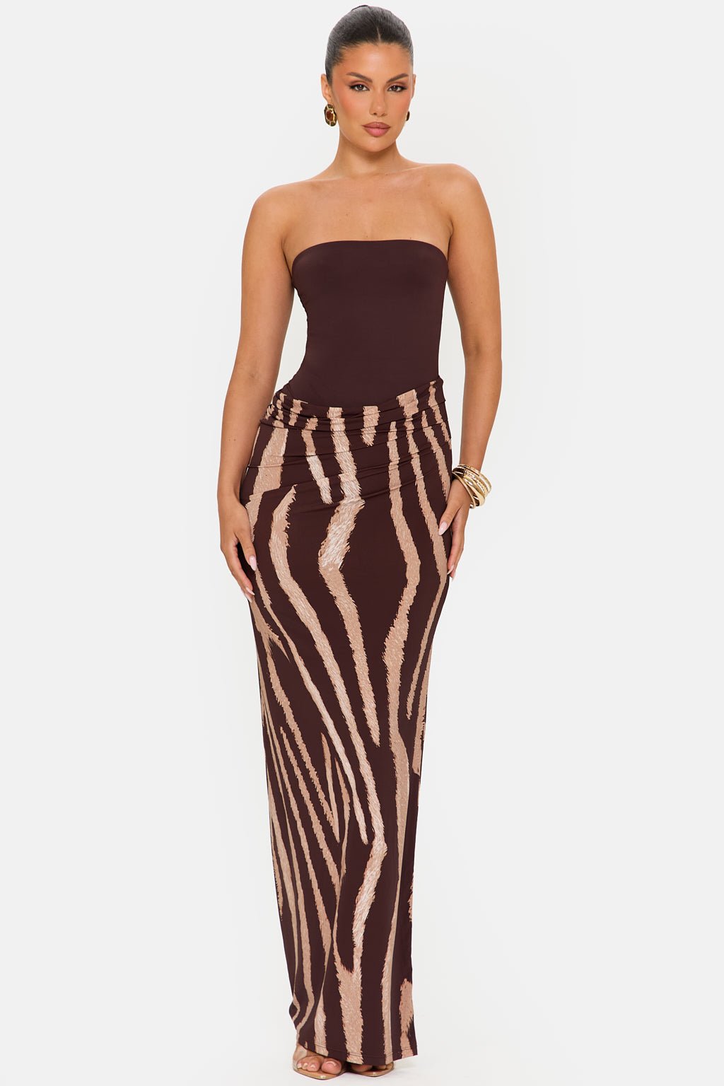 Murci - Fiorella Ruched Maxi Dress